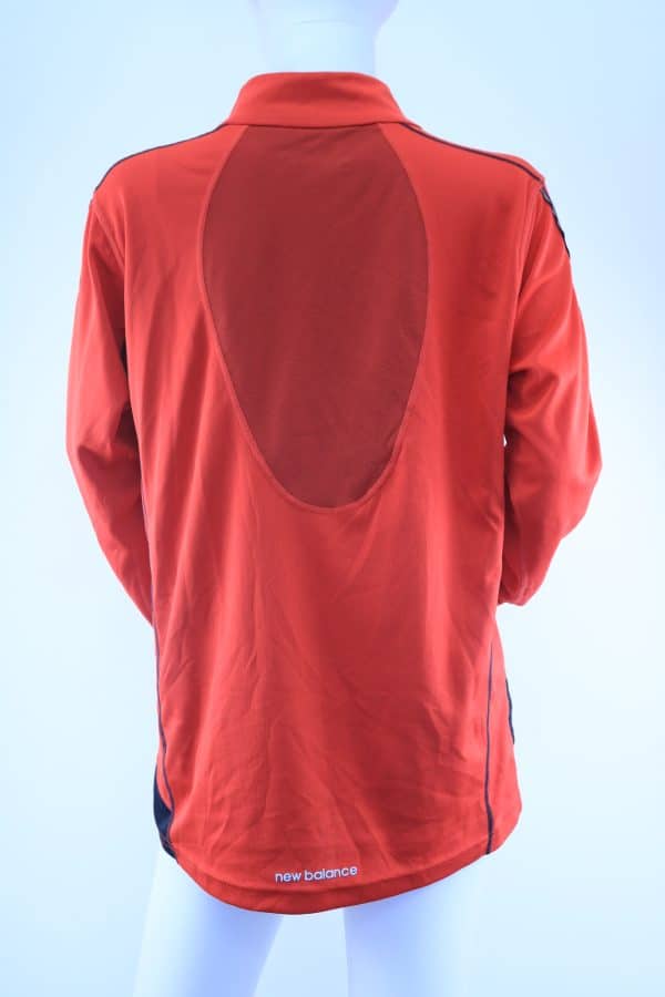 Men's New Balance Lightning Dry 1/4 Zip Long Sleeved Sports Top - Image 2