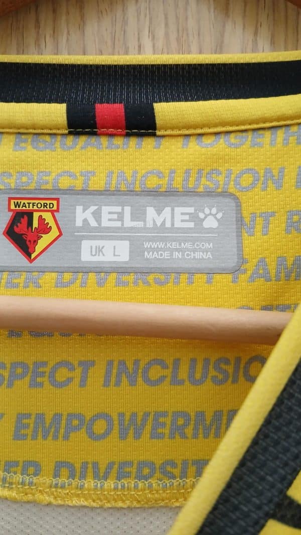 Kelme Football Shirt - Watford FC 2020/21 Season - Image 2