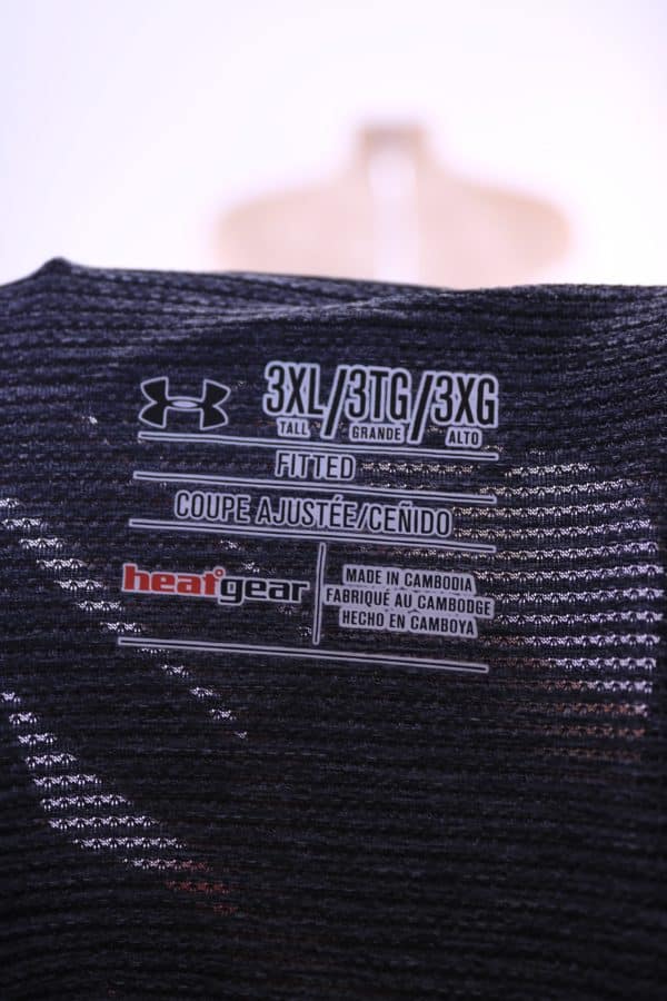 Men's Under Armour Fitted Heat Gear T-Shirt - Image 3