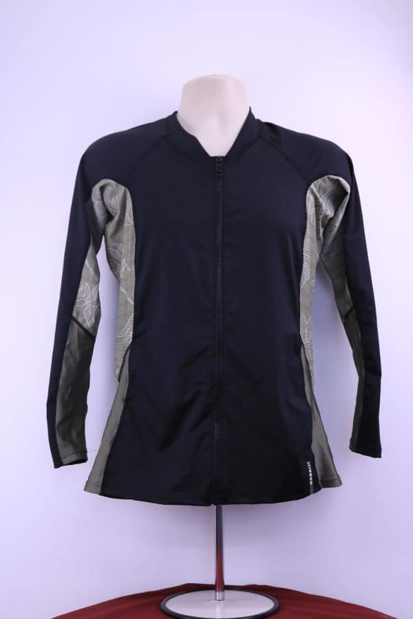 Women's Nabaiji T-Shirt Long Sleeved Zip Aquafitness Vest