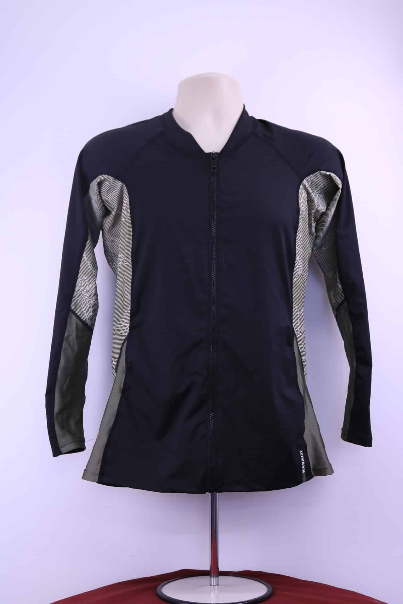 Women’s Nabaiji T-Shirt Long Sleeved Zip Aquafitness Vest