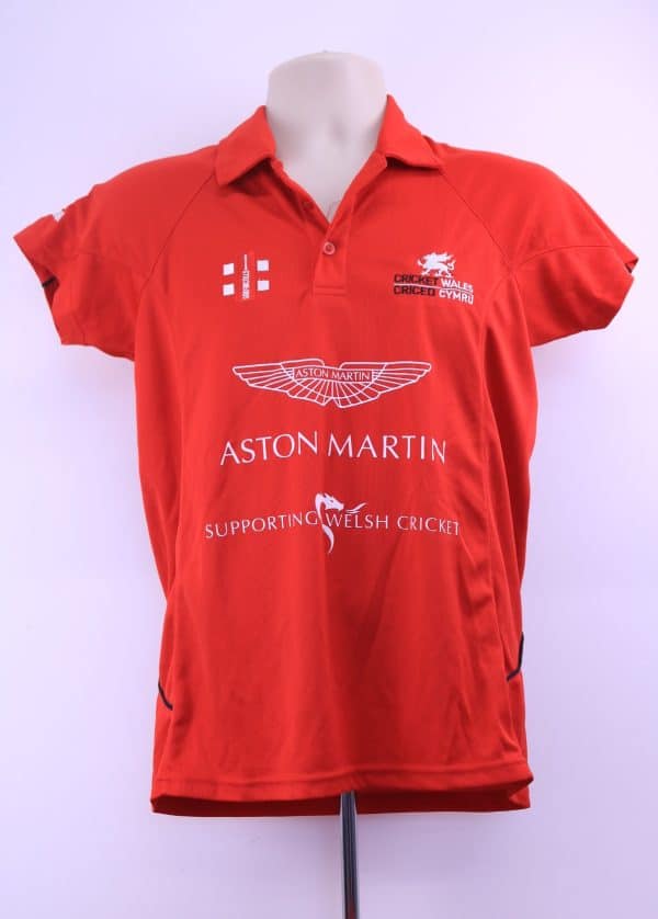 Youth's Gray Nicholls Cricket Wales Polo Shirt Size 2 XS