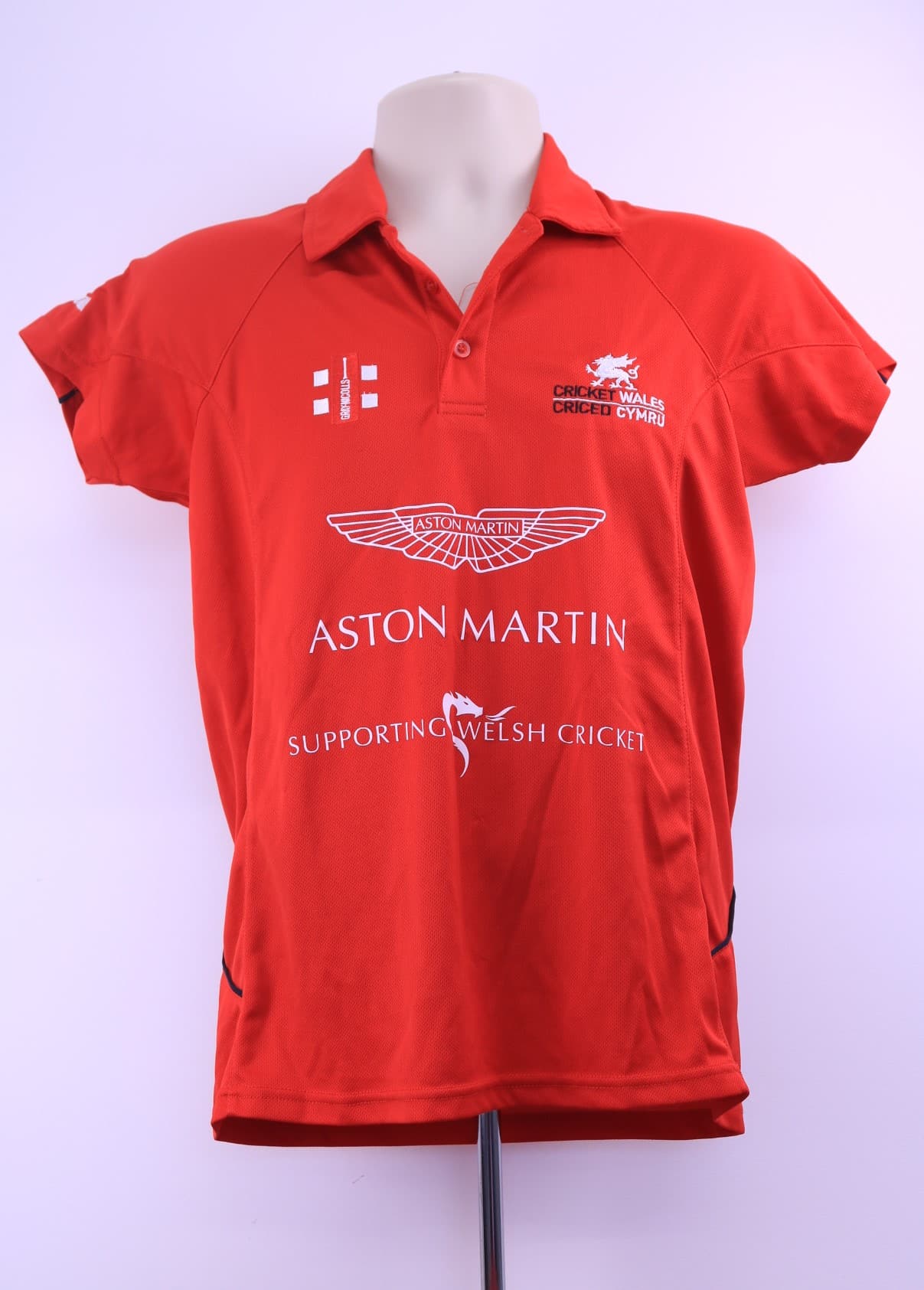 Youth’s Gray Nicholls Cricket Wales Polo Shirt Size 2 XS