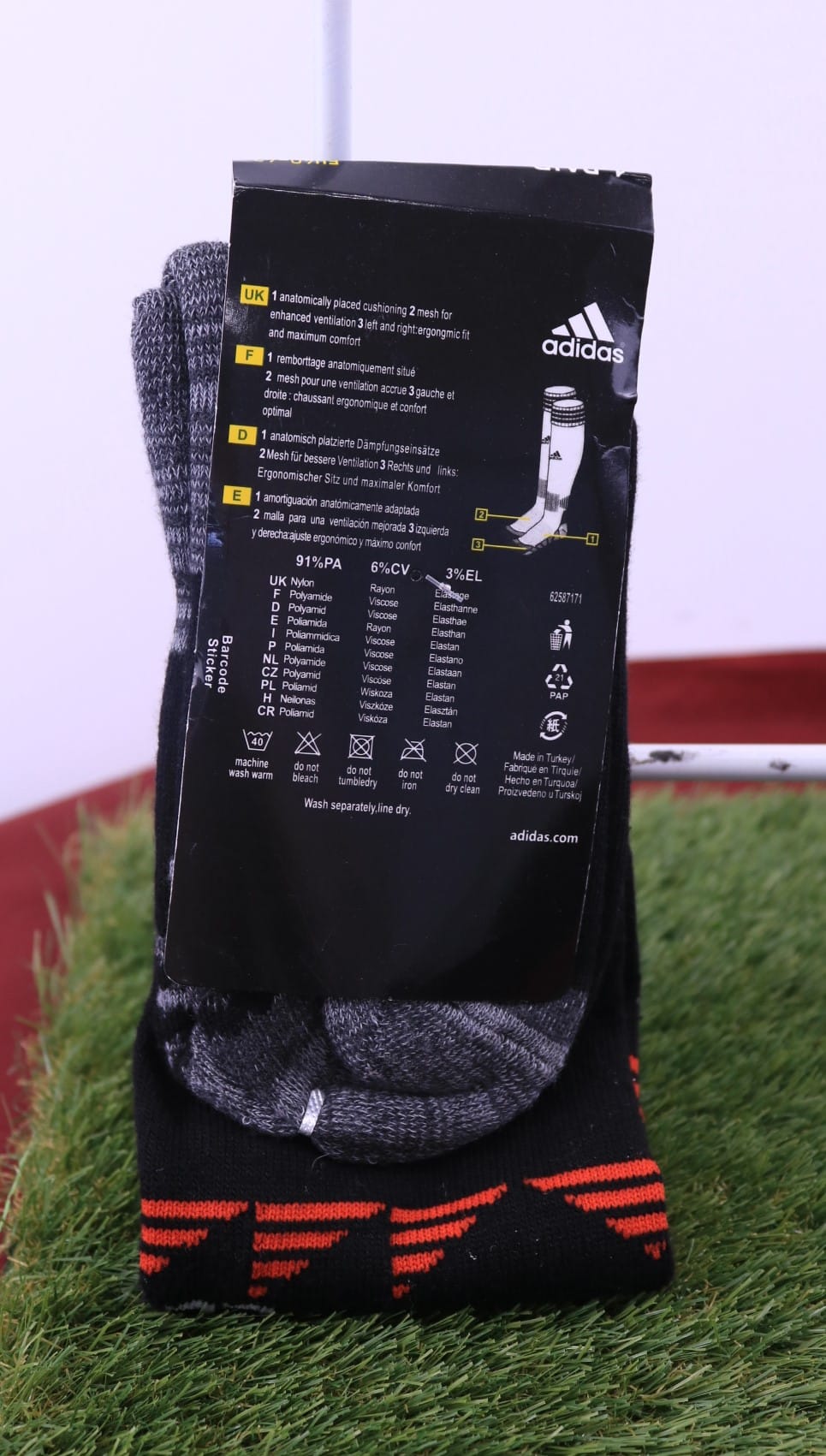 One Pair Men’s adidas Football socks
