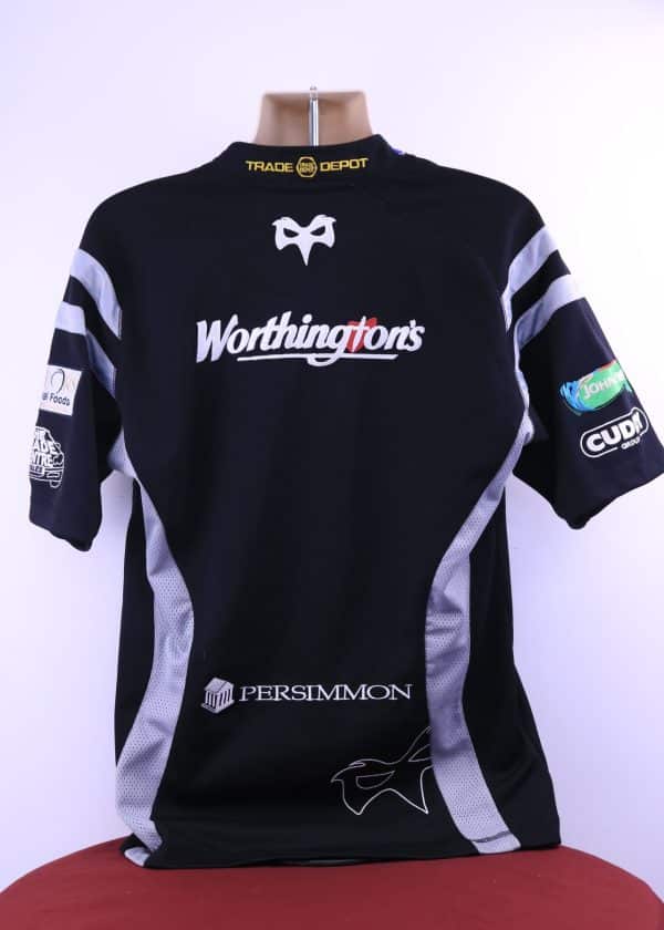 Men's Kooga Ospreys Rugby Club Short Sleeved Top - Image 2