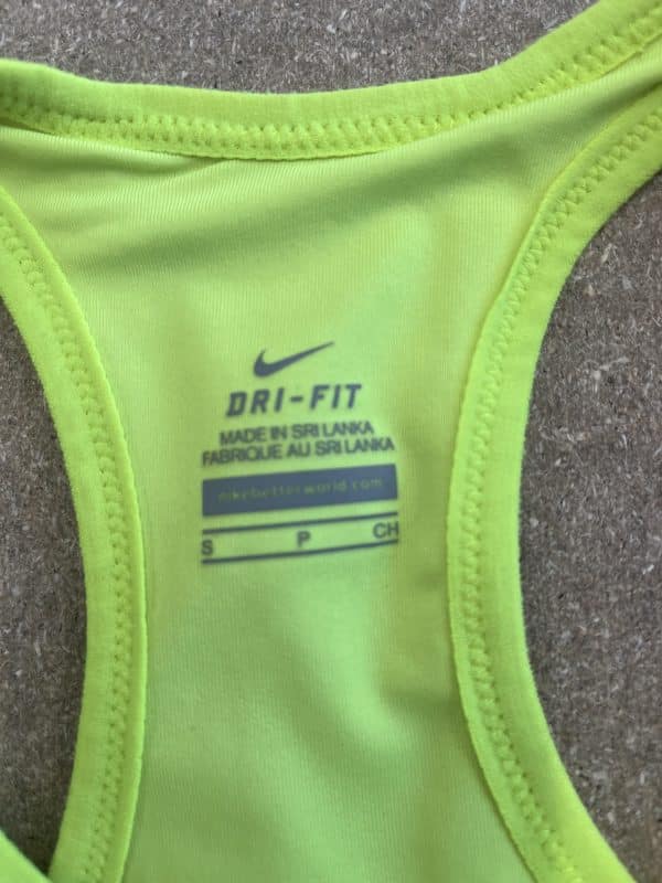 Women’s Nike Sports Vest with integrated Bra Top - Image 2