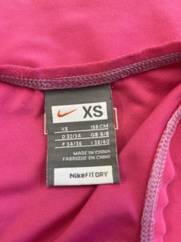 Pink  Nike Sports Vest Top - Image 2