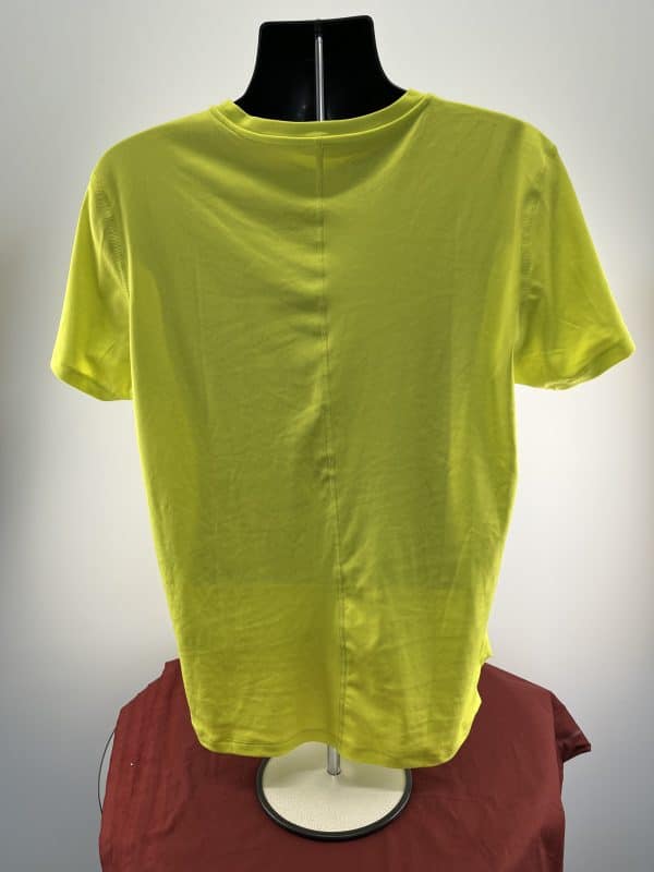 Men's Asics Yellow Sports T-Shirt - Image 3