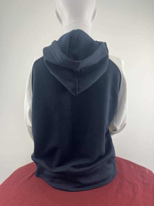 Reebok Dark Blue and White Hoodie - Image 2