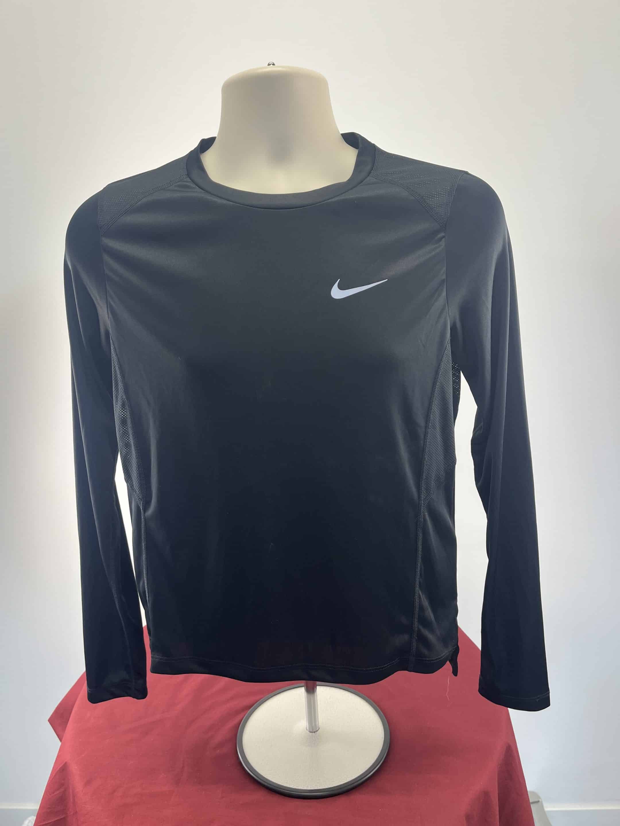Nike Black Long-Sleeve Top