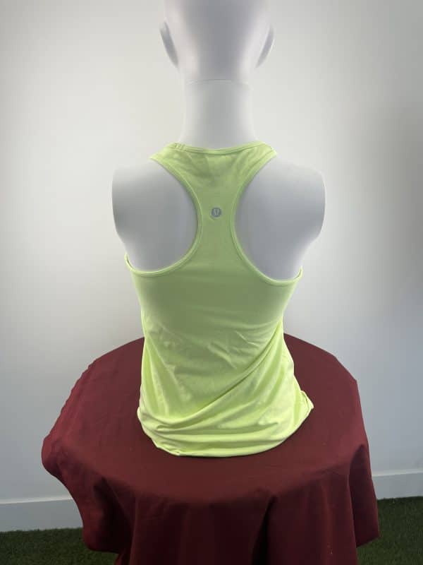 Women's Lululemon Light Green Sports Tank Top - Image 2