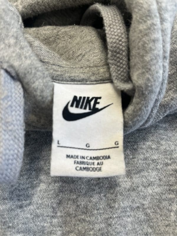 Men’s Nike Grey Hoodie - Image 2