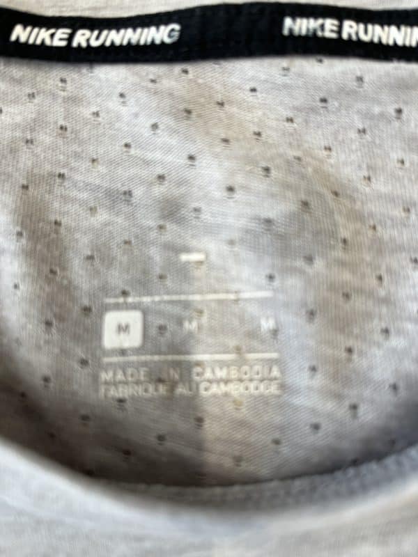 Nike Grey Men's Sports T-Shirt - Image 3