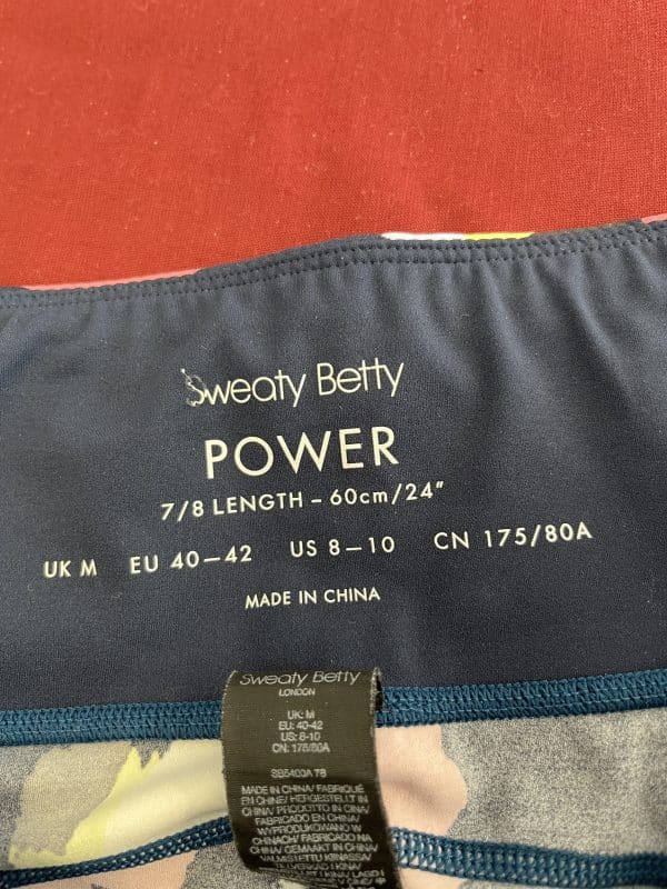 Women’s Sweaty Betty Floral Print Leggings - Image 2