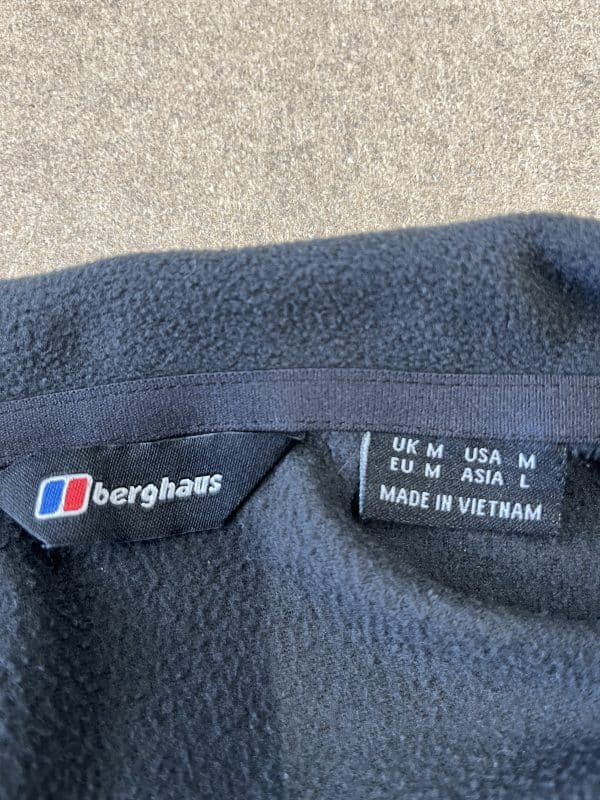 Men’s Berghaus Grey Long-Sleeve Fleece Jacket - Image 2