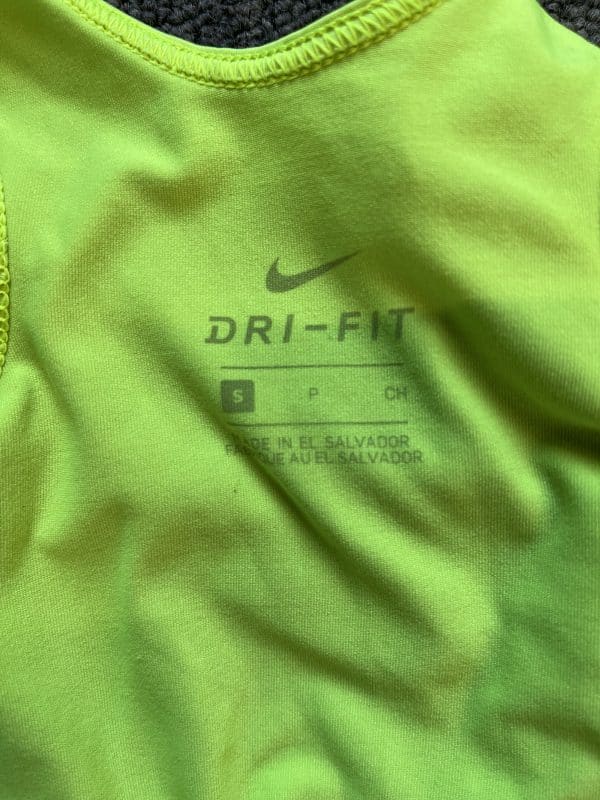 Nike Women's Neon Green Tank Top - Image 3