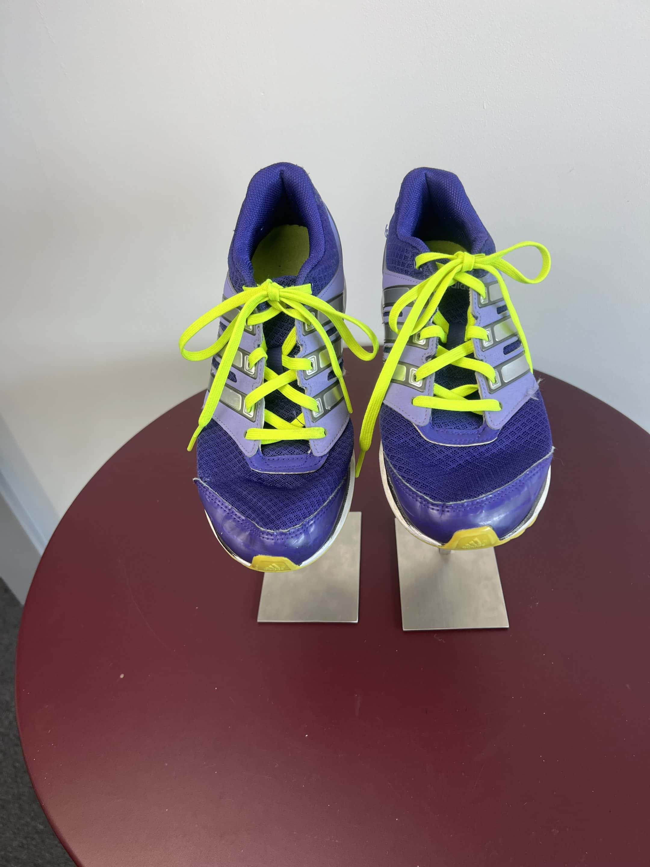 adidas Running Shoes with Lime Laces