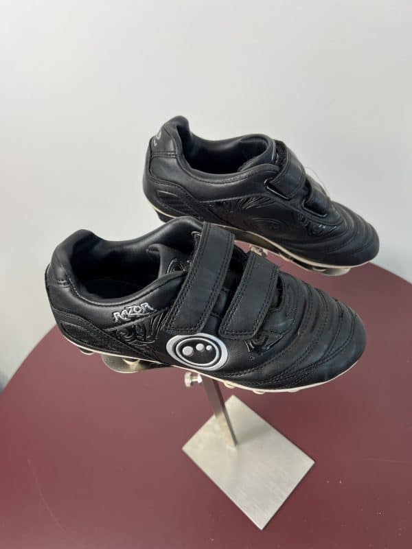 Kid’s Optimum  Black Football Boots - Image 2