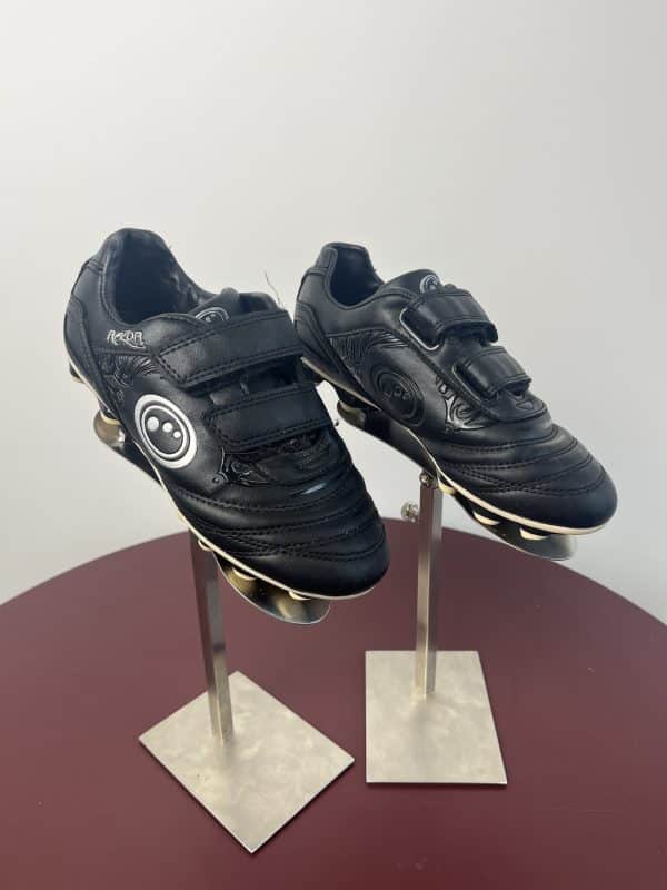 Razor Optimum Black Football Boots with Velcro Straps - Image 2