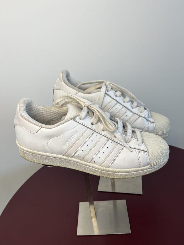 adidas Superstar White Trainers - Image 2