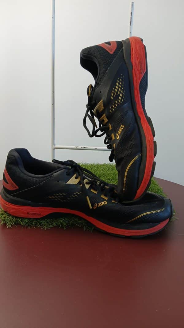 Asics Running Trainers Black & Red - Image 3