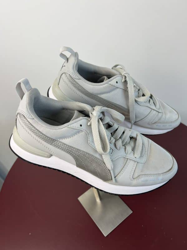 Puma White Trainers - Image 3