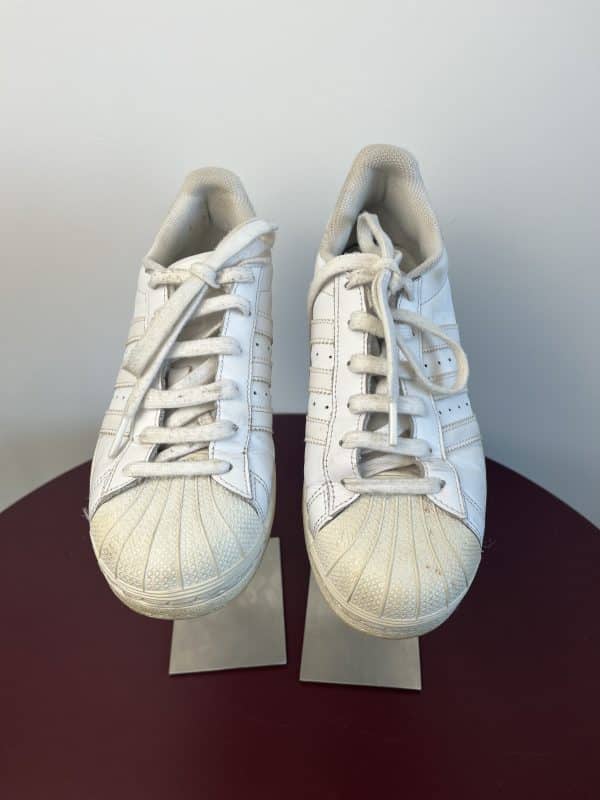 adidas Superstar White Trainers - Image 3