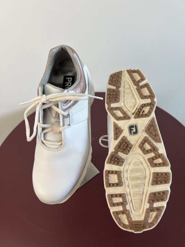 Pro White Golf Shoes - Image 4