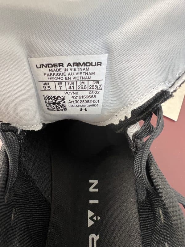 Under Armour Black Trainers - Image 5